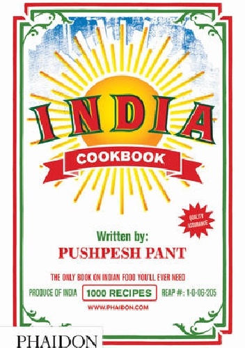 Okładka książki india cookbook